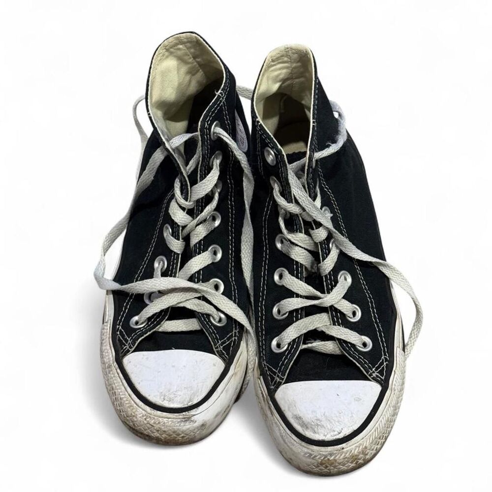 Black Converse All Star high top sneakers